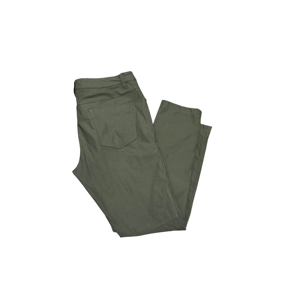 Lululemon ABC Pant Classic Fit Warpstreme Olive Green Mens 33 M5971S